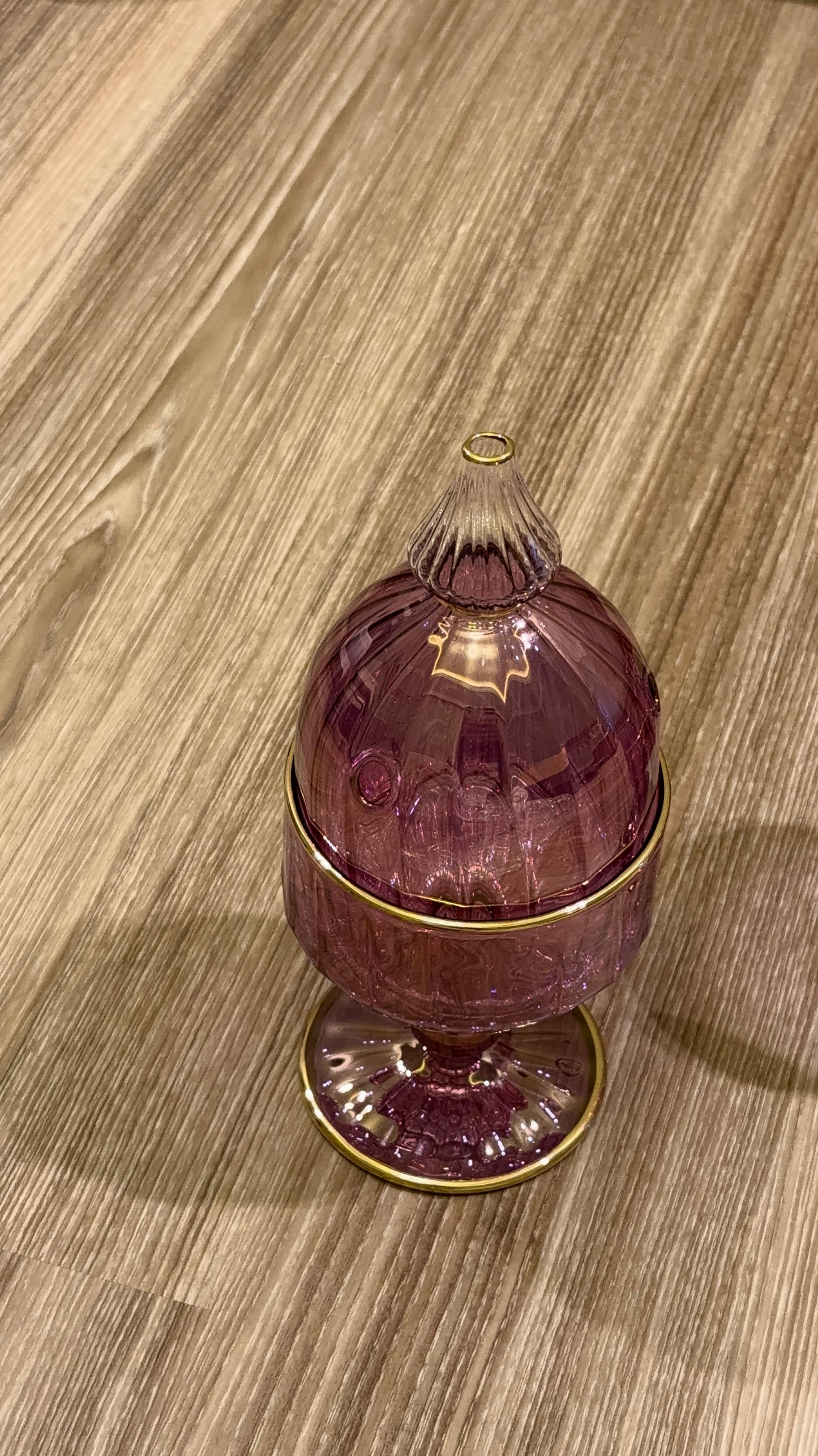 Hand made glass mubkhar