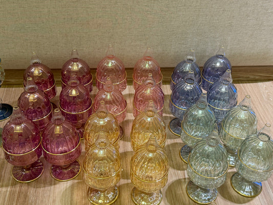 Hand made glass mubkhar